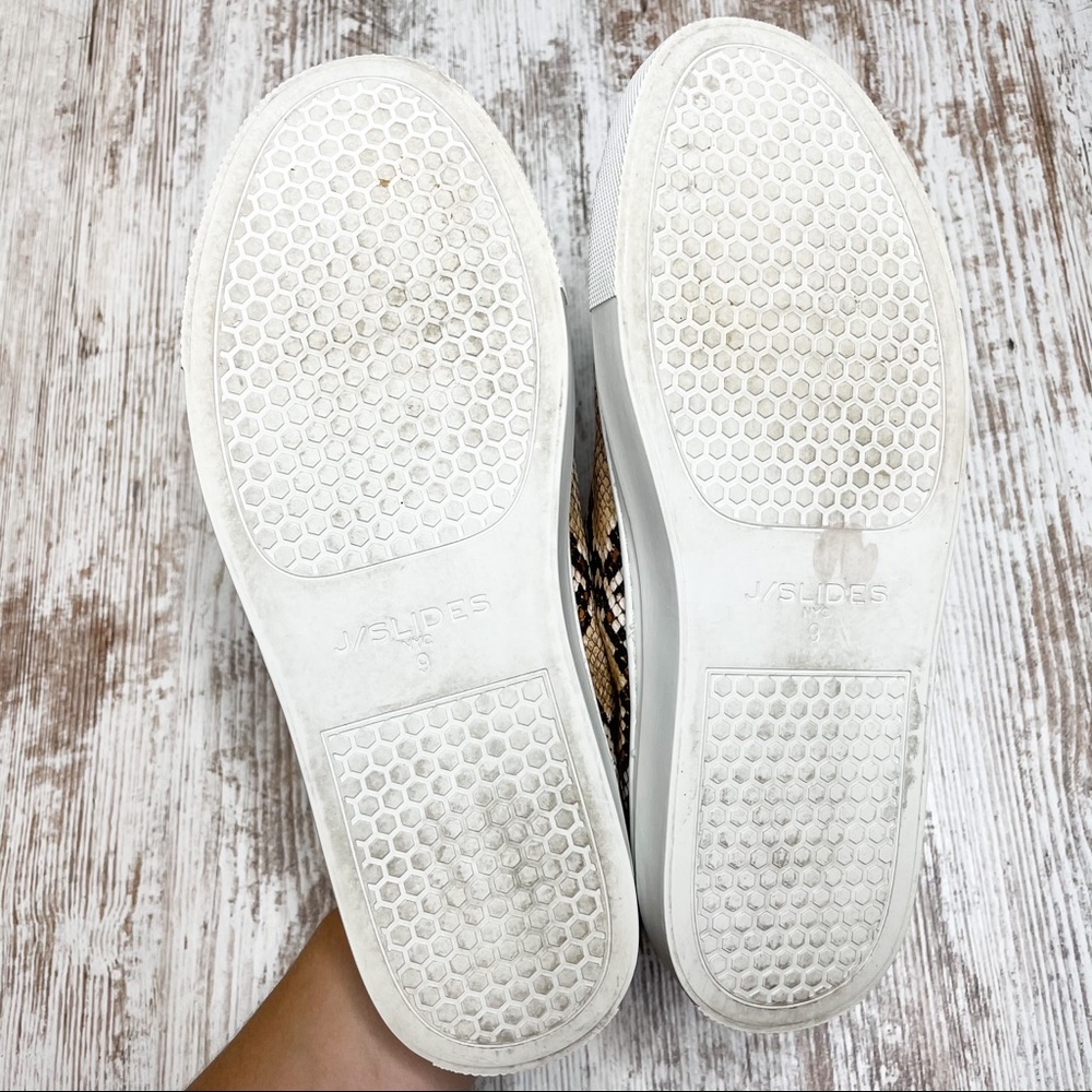 J/Slides Heidi Slip On Platform Python Sneakers 9 - image 6
